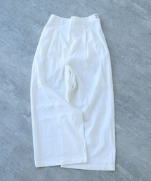 bulle de savon | リネン/コットン ナチュラルトリプルワッシャー 2tuck パンツ(その他パンツ)