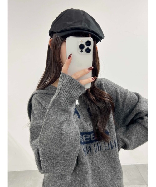 PHILLY（フィリー）の「プレーンハンチング（ハンチング/ベレー帽・レディース・ブラウン/ブラック・FREE）」の2枚目の写真