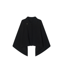 Roddie Cape Knit jacket _ Black