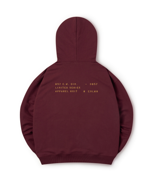 CAMEL WORK(キャメルワーク)の「NO.057 ロングドロップフードパーカー(バーガンディ)(パーカー・メンズ・その他・MEDIUM/LARGE/X-LARGE)」の3枚目の写真