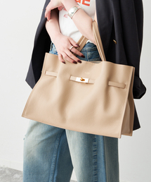 Spick & Span（スピックアンドスパン）の「《追加》VIOLAd’ORO / ヴィオラドーロ イタリアンWフェイスレザートートバッグ L（トートバッグ）」