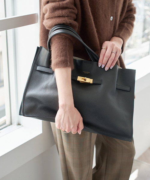 追加》VIOLAd'ORO / ヴィオラドーロ イタリアンWフェイスレザートート