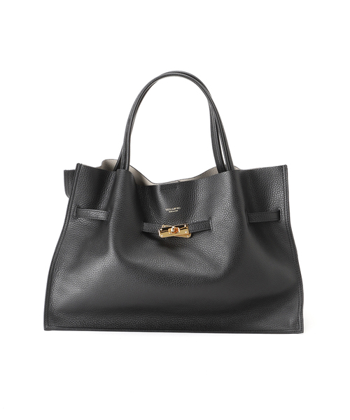 Spick & Span（スピックアンドスパン）の「《追加》VIOLAd’ORO / ヴィオラドーロ イタリアンWフェイスレザートートバッグ L（トートバッグ・レディース・ブラック/ベージュ/グレー・FREE）」の22枚目の写真