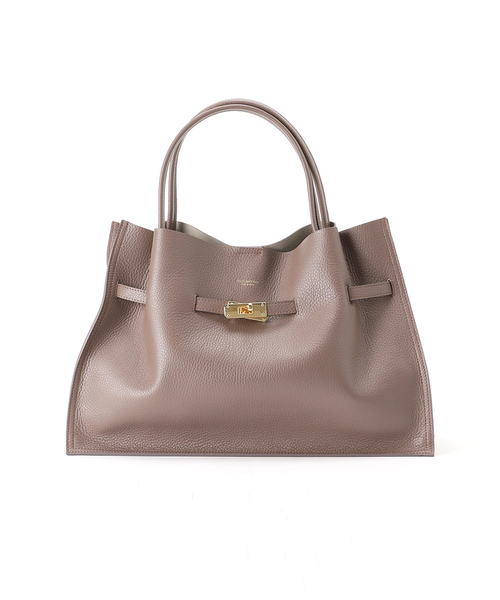 Spick & Span（スピックアンドスパン）の「《追加》VIOLAd’ORO / ヴィオラドーロ イタリアンWフェイスレザートートバッグ L（トートバッグ・レディース・ブラック/ベージュ/グレー・FREE）」の20枚目の写真