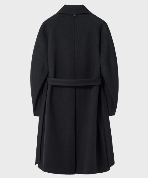 NONBLANK（ノンブランク）の「ウールピュアミニマルバルマカンコート_ダークネイビー（チェスターコート・メンズ・その他・MEDIUM/LARGE/X-LARGE）」の3枚目の写真