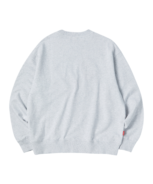 COMONINOZ（コモニノズ）の「NOZ CLASSIC MTM [LIGHT GRAY]（スウェット・レディース・ライトグレー・SMALL/LARGE/MEDIUM）」の3枚目の写真