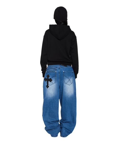 AAKAM(アーカム)の「Eyelet Damaged Zip-Up Hoodie (Black)(パーカー・レディース・その他・2/1)」の6枚目の写真