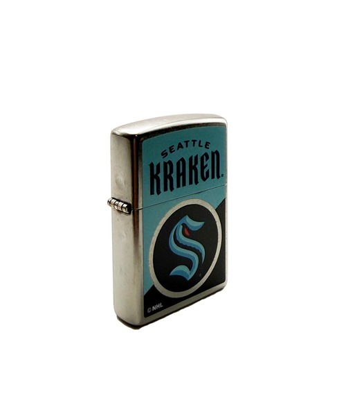 Zippo(ジッポー)の「ZIPPO ジッポ 46205 NHL SEATTLE KRAKEN(アッシュトレイ/ライター・メンズ・シルバー・FREE)」の2枚目の写真