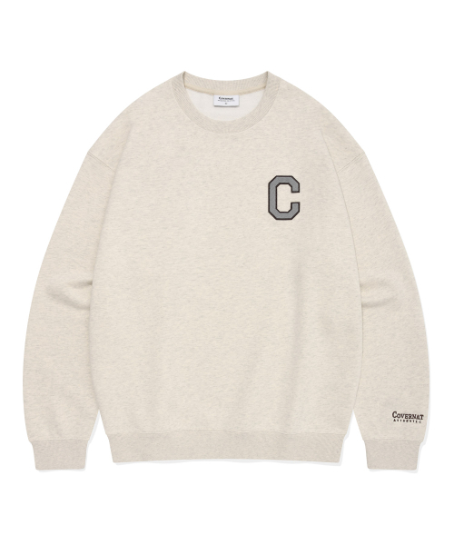 COVERNAT(カバーナット)の「Cロゴ スウェット オートミール(スウェット・レディース・その他・SMALL/MEDIUM/LARGE/X-LARGE/X-SMALL)」の1枚目の写真