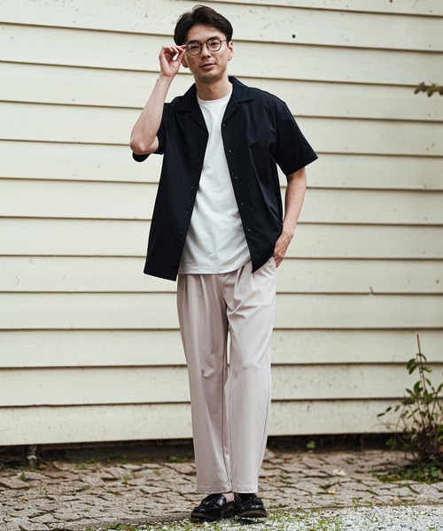 CALL&RESPONSE(コールアンドレスポンス)の「mp14404- タックパンツ-トビキリ(260-1551-08)(その他パンツ・メンズ・ネイビー/グレイッシュベージュ/ブラック・4/2)」の6枚目の写真