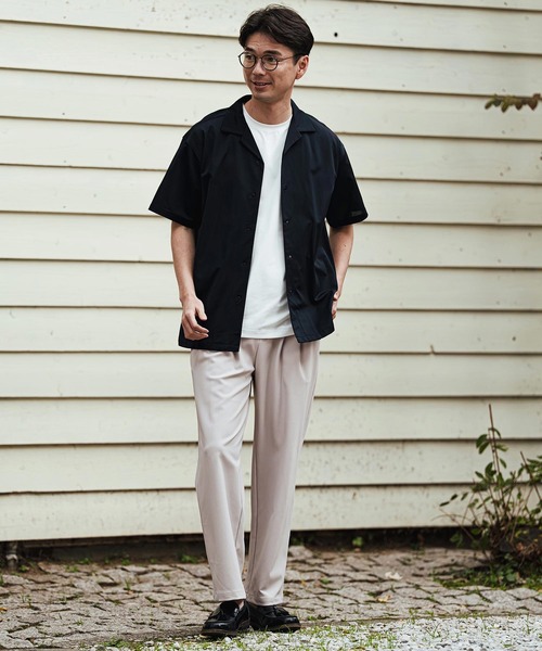 CALL&RESPONSE(コールアンドレスポンス)の「mp14404- タックパンツ-トビキリ(260-1551-08)(その他パンツ・メンズ・ネイビー/グレイッシュベージュ/ブラック・4/2)」の7枚目の写真