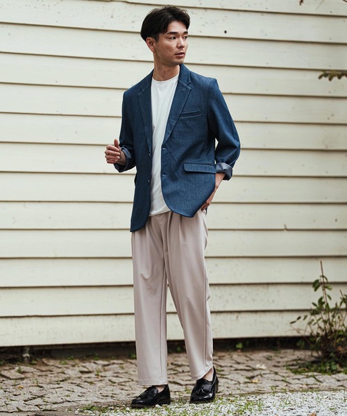 CALL&RESPONSE(コールアンドレスポンス)の「mp14404- タックパンツ-トビキリ(260-1551-08)(その他パンツ・メンズ・ネイビー/グレイッシュベージュ/ブラック・4/2)」の9枚目の写真
