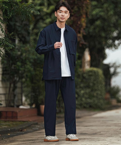 CALL&RESPONSE(コールアンドレスポンス)の「mp14404- タックパンツ-トビキリ(260-1551-08)(その他パンツ・メンズ・ネイビー/グレイッシュベージュ/ブラック・4/2)」の14枚目の写真