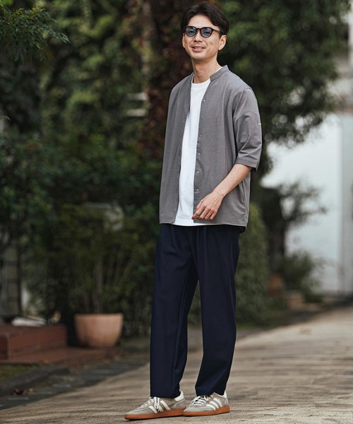 CALL&RESPONSE(コールアンドレスポンス)の「mp14404- タックパンツ-トビキリ(260-1551-08)(その他パンツ・メンズ・ネイビー/グレイッシュベージュ/ブラック・4/2)」の16枚目の写真