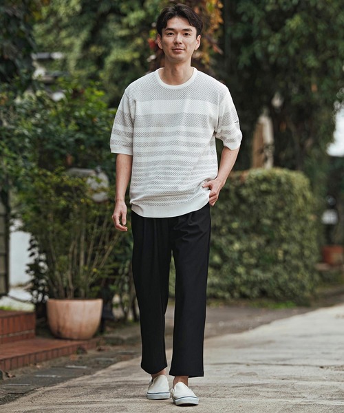 CALL&RESPONSE(コールアンドレスポンス)の「mp14404- タックパンツ-トビキリ(260-1551-08)(その他パンツ・メンズ・ネイビー/グレイッシュベージュ/ブラック・4/2)」の20枚目の写真