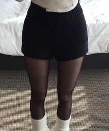 ニットショートパンツ