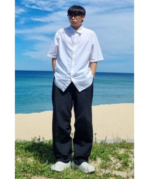 COFWI（コフウィー）の「リネンワイドツーピンタックパンツブラック（その他パンツ・メンズ・その他・1(S)/2(M)/0(XS)/3(L)/00(XXS)）」の8枚目の写真