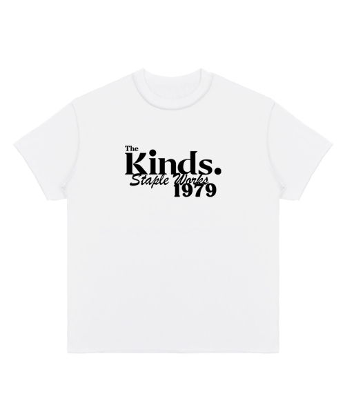 KINDS(カインズ)の「20 count premium single workers short sleeve t-shirt (White)(Tシャツ/カットソー・レディース・その他・MEDIUM/LARGE)」の1枚目の写真