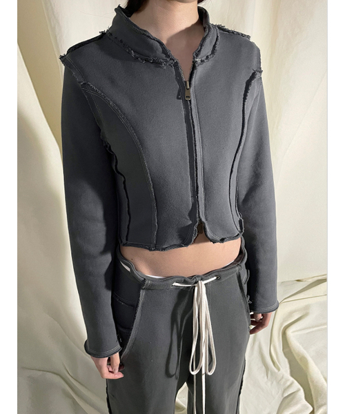 RAW SEAM TRACK JACKET