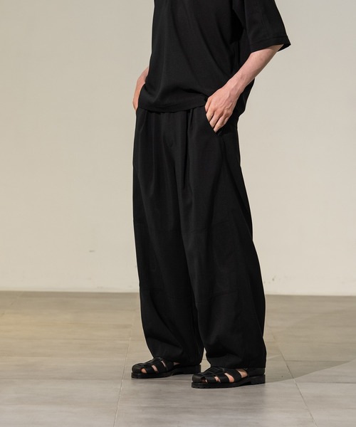 CITY TOKYO（シティトウキョウ）の「【CITY TOKYO/シティートーキョー】Cool-flex ﾊﾞﾙｰﾝﾊﾟﾝﾂ（その他パンツ・メンズ・ブラック/カーキ・1/2）」の4枚目の写真