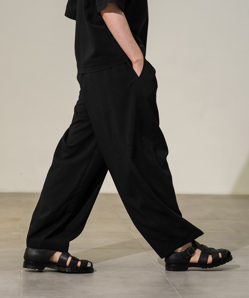 CITY TOKYO（シティトウキョウ）の「【CITY TOKYO/シティートーキョー】Cool-flex ﾊﾞﾙｰﾝﾊﾟﾝﾂ（その他パンツ・メンズ・ブラック/カーキ・1/2）」の5枚目の写真