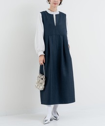 ANNA LUNA（アンナルナ）の「【ANNA LUNA】 レイヤード で楽しむ、きれいめ ジャンパースカート（ジャンパースカート）」