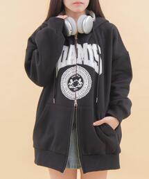 WOND/カレッジビッグジップパーカー