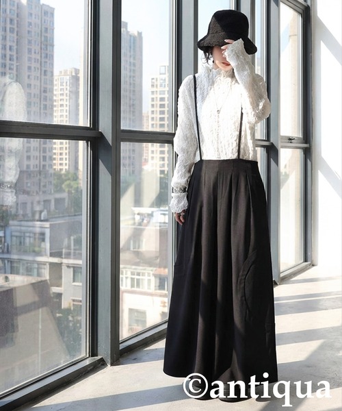 antiqua(アンティカ)の「シャーリング トップス(その他トップス・レディース・ブラック/ホワイト・ONESIZE)」の11枚目の写真