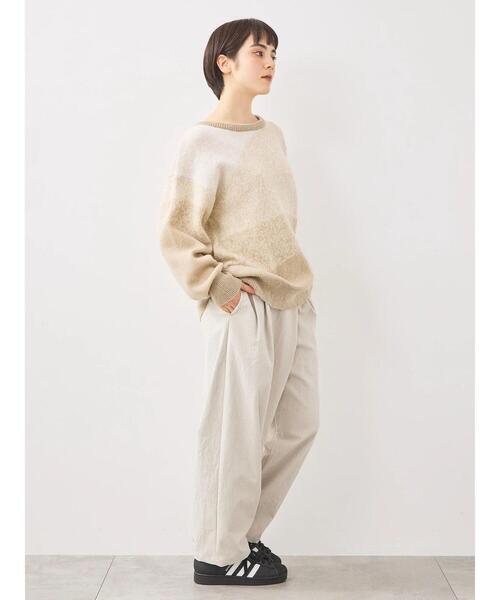 SM2(エスエムツー)の「グラデーションニットプルオーバー(ニット/セーター・レディース・ネイビー/ベージュ/ブラウン・F)」の8枚目の写真