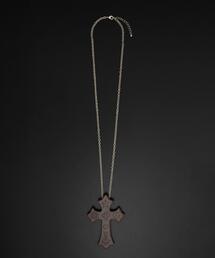 WEGO | WEGO/PUエンボスロゴクロスネックレス(ネックレス)