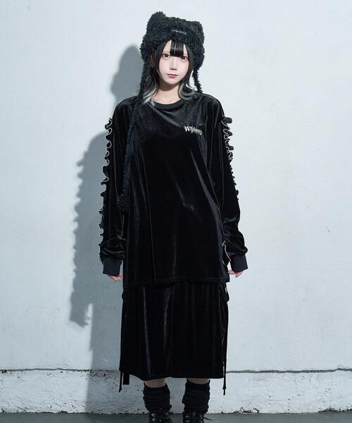 Whinny（ホワイニー）の「Whinny/【2025冬新作♪】エターナルシャイニングスターぱんてぃ（その他パンツ・レディース・グレー/ブルー/ブラック・FREE）」の13枚目の写真