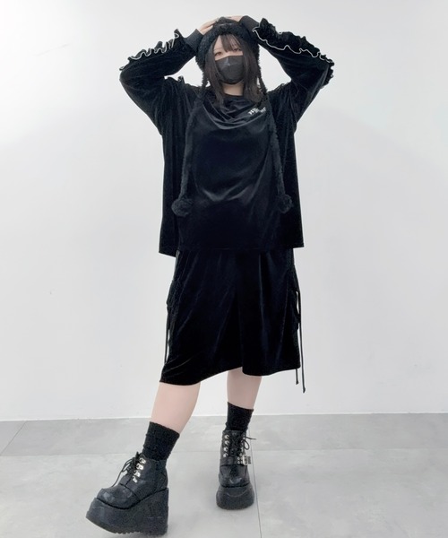 Whinny（ホワイニー）の「Whinny/【2025冬新作♪】エターナルシャイニングスターぱんてぃ（その他パンツ・レディース・グレー/ブルー/ブラック・FREE）」の5枚目の写真