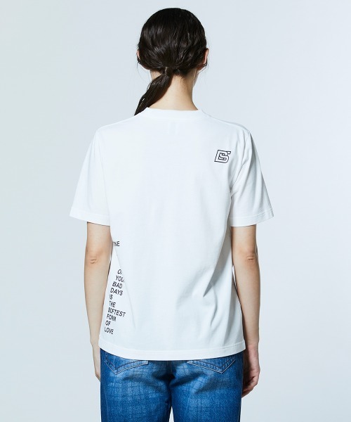 DOUBLE STANDARD CLOTHING(ダブルスタンダードクロージング)の「レアルツイスト フォトプリント天竺Tシャツ(Tシャツ/カットソー・レディース・オフホワイト・FREE)」の3枚目の写真