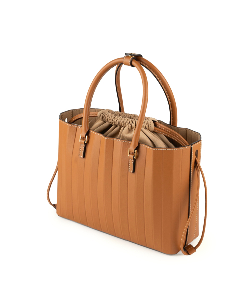 PLEATICA（プリティカ）の「Flaum Tote Bag Brown（トートバッグ・レディース・その他・FREE）」の7枚目の写真