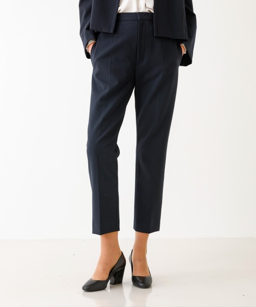 DESIGNWORKS(デザインワークス)の「テーパードパンツ(その他パンツ・レディース・ブラック/ネイビー・38/40)」の1枚目の写真