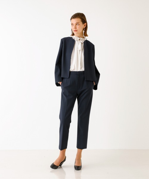 DESIGNWORKS(デザインワークス)の「テーパードパンツ(その他パンツ・レディース・ブラック/ネイビー・38/40)」の9枚目の写真