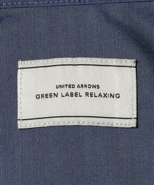 green label relaxing（グリーンレーベルリラクシング）の「コットン シャンブレー ワイドカラー ドレスシャツ -イージーアイロン-（ビジネスシャツ・メンズ・ネイビー・37cm/39cm/43cm/40cm/42cm/41cm/38cm）」の15枚目の写真
