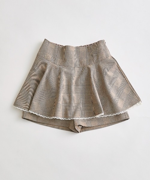 OLIVE des OLIVE(オリーブデオリーブ)の「フレアミニスカート(スカート・レディース・ネイビー/ブラウン・FREE)」の1枚目の写真