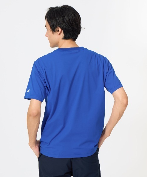 le coq sportif(ルコックスポルティフ)の「【ルコックスポルティフ】吸汗速乾/ストレッチ/UVカット/遮熱ヘランカ半袖Tシャツ(Tシャツ/カットソー・メンズ・レッド/ホワイト/ブラック/ブルー・M/L/S/XL/XXL)」の14枚目の写真