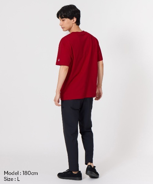 le coq sportif(ルコックスポルティフ)の「【ルコックスポルティフ】吸汗速乾/ストレッチ/UVカット/遮熱ヘランカ半袖Tシャツ(Tシャツ/カットソー・メンズ・レッド/ホワイト/ブラック/ブルー・M/L/S/XL/XXL)」の19枚目の写真