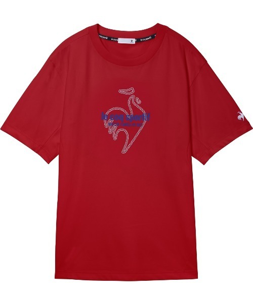 le coq sportif(ルコックスポルティフ)の「【ルコックスポルティフ】吸汗速乾/ストレッチ/UVカット/遮熱ヘランカ半袖Tシャツ(Tシャツ/カットソー・メンズ・レッド/ホワイト/ブラック/ブルー・M/L/S/XL/XXL)」の20枚目の写真