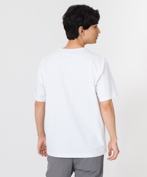 le coq sportif(ルコックスポルティフ)の「【ルコックスポルティフ】吸汗速乾/ストレッチ/UVカット/遮熱ヘランカ半袖Tシャツ(Tシャツ/カットソー・メンズ・レッド/ホワイト/ブラック/ブルー・M/L/S/XL/XXL)」の5枚目の写真