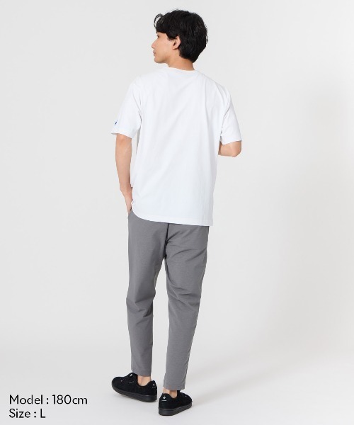 le coq sportif(ルコックスポルティフ)の「【ルコックスポルティフ】吸汗速乾/ストレッチ/UVカット/遮熱ヘランカ半袖Tシャツ(Tシャツ/カットソー・メンズ・レッド/ホワイト/ブラック/ブルー・M/L/S/XL/XXL)」の8枚目の写真