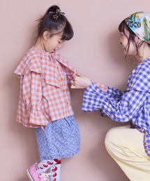 MARKEY'S | ギンガムビッグカラーブラウス(シャツ/ブラウス)