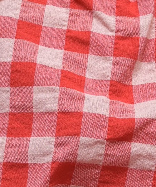 MARKEY'S（マーキーズ）の「ギンガムビッグカラーブラウス（シャツ/ブラウス・キッズ・オレンジ/ブラック/ブルー/レッド・150/120/110/100/90/140/130）」の22枚目の写真
