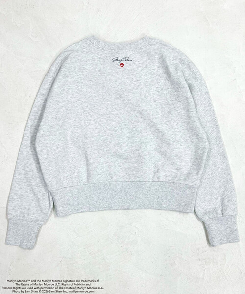 FREAK'S STORE(フリークスストア)の「マリリン・モンロー THE ICONIC SHOT SWEAT SHIRT/ザ アイコニック ショット スウェット(スウェット・レディース・チャコール/ライトグレー・フリ-)」の13枚目の写真
