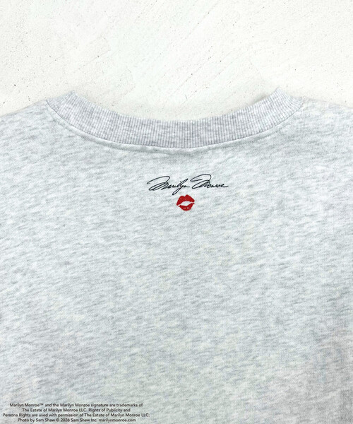 FREAK'S STORE(フリークスストア)の「マリリン・モンロー THE ICONIC SHOT SWEAT SHIRT/ザ アイコニック ショット スウェット(スウェット・レディース・チャコール/ライトグレー・フリ-)」の15枚目の写真