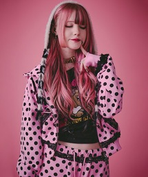 Pleated devil zip hoodie（パーカー）｜AVENCHUMU（アバンチュウム