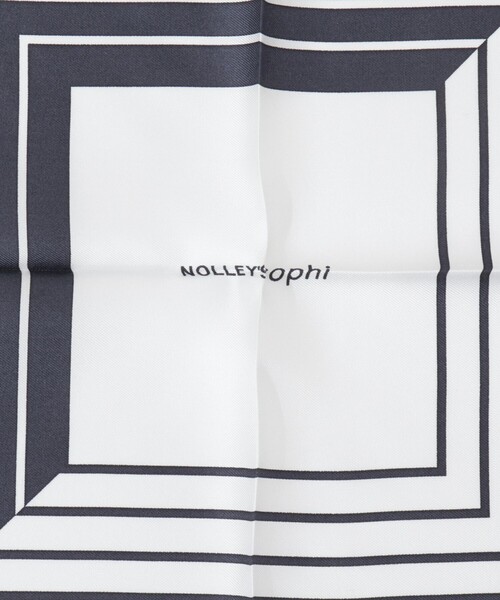 NOLLEY’S（ノーリーズ）の「シルクプリントスカーフ88（バンダナ/スカーフ・レディース・ブルー系その他/ブラウン系その他・FREE）」の9枚目の写真