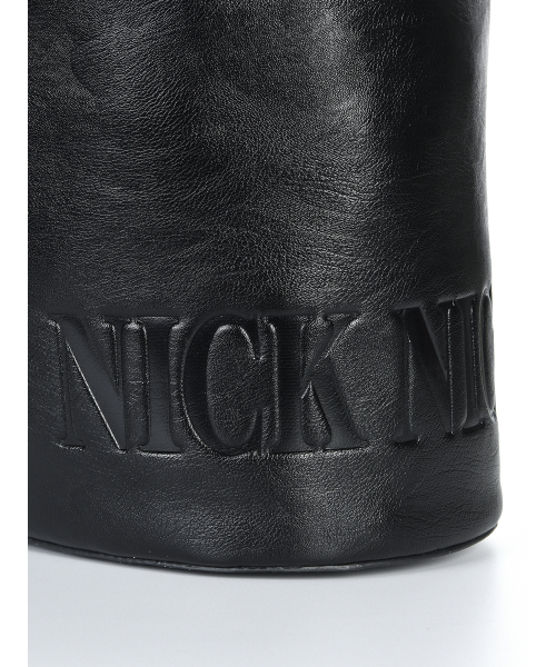 NICK&NICOLE(ニックアンドニコール)の「NICOLE LEATHER BUCKLE BUCKET BAG_BLACK(ショルダーバッグ・レディース・その他・FREE)」の4枚目の写真